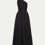Gathered One Shoulder Dress