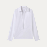 Haines Poplin Front Slit Shirt