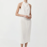 Asymm Belt Back Dress