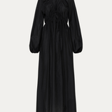 V-Neck Tie Dress