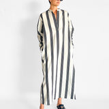 Relaxed Stripe Djellaba