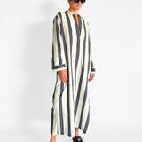 Relaxed Stripe Djellaba