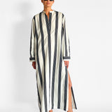 Relaxed Stripe Djellaba
