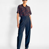 Relaxed Tailored Pleat Trouser