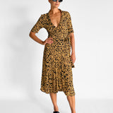Dexter Ruffle Wrap Dress