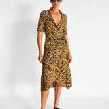 Dexter Ruffle Wrap Dress