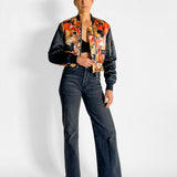 Floral Bomber Jacket