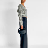 V Neck Cropped Top