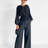 Tie Front Blouse