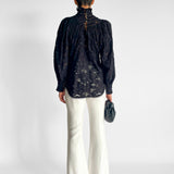Broderie Anglaise High Neck Tunic