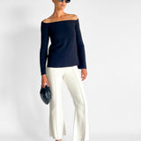 Wide Shoulder Top