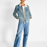 Shearling Denim Jacket