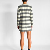 Wool Zip Front Coat