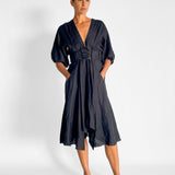 Crush Linen Dress