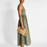 Drawcord Halter Sundress