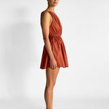 Twist Shoulder Mini Dress