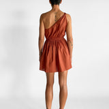 Twist Shoulder Mini Dress