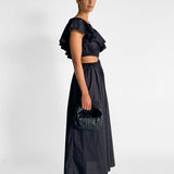 Asymmetric Ruffle Dress