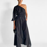Single Sleeve Maxi Dress