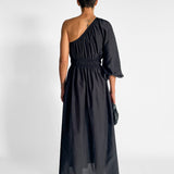 Single Sleeve Maxi Dress