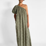 One Shoulder Maxi Dress