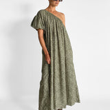 One Shoulder Maxi Dress