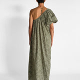 One Shoulder Maxi Dress