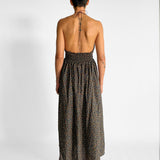 Drawcord Halter Sundress