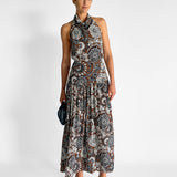 Scarf Halter Dress