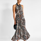 Scarf Halter Dress