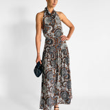 Scarf Halter Dress
