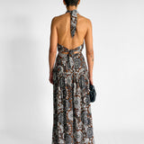 Scarf Halter Dress