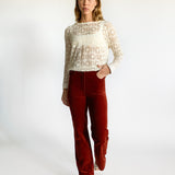 Long Sleeve Lace Top