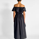 Off The Shoulder Ruffle Dress