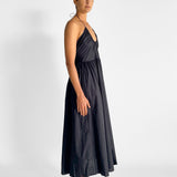 Drawcord Halter Sundress