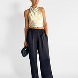 Relaxed Satin Pant