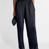 Relaxed Satin Pant