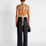 Relaxed Satin Pant