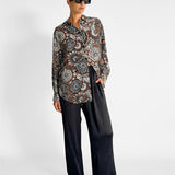 Long Sleeve Silk Shirt