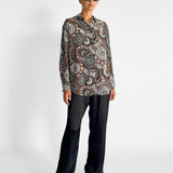 Long Sleeve Silk Shirt