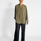 Long Sleeve Silk Shirt