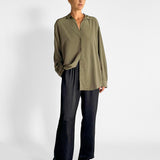 Long Sleeve Silk Shirt