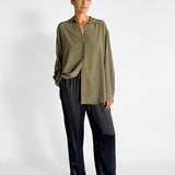 Long Sleeve Silk Shirt