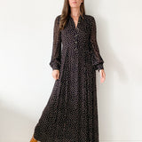 Printed Georgette Maxi Dress