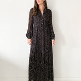 Printed Georgette Maxi Dress