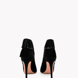Suede Fringe Ankle Boots