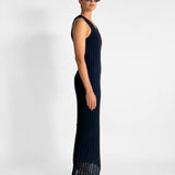 Crochet Knit Maxi Dress