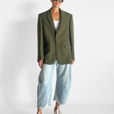 Oversized Single Breasted Blazer