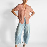 Relaxed Silk Camp Collar Shirt
