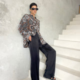 Long Sleeve Silk Shirt
